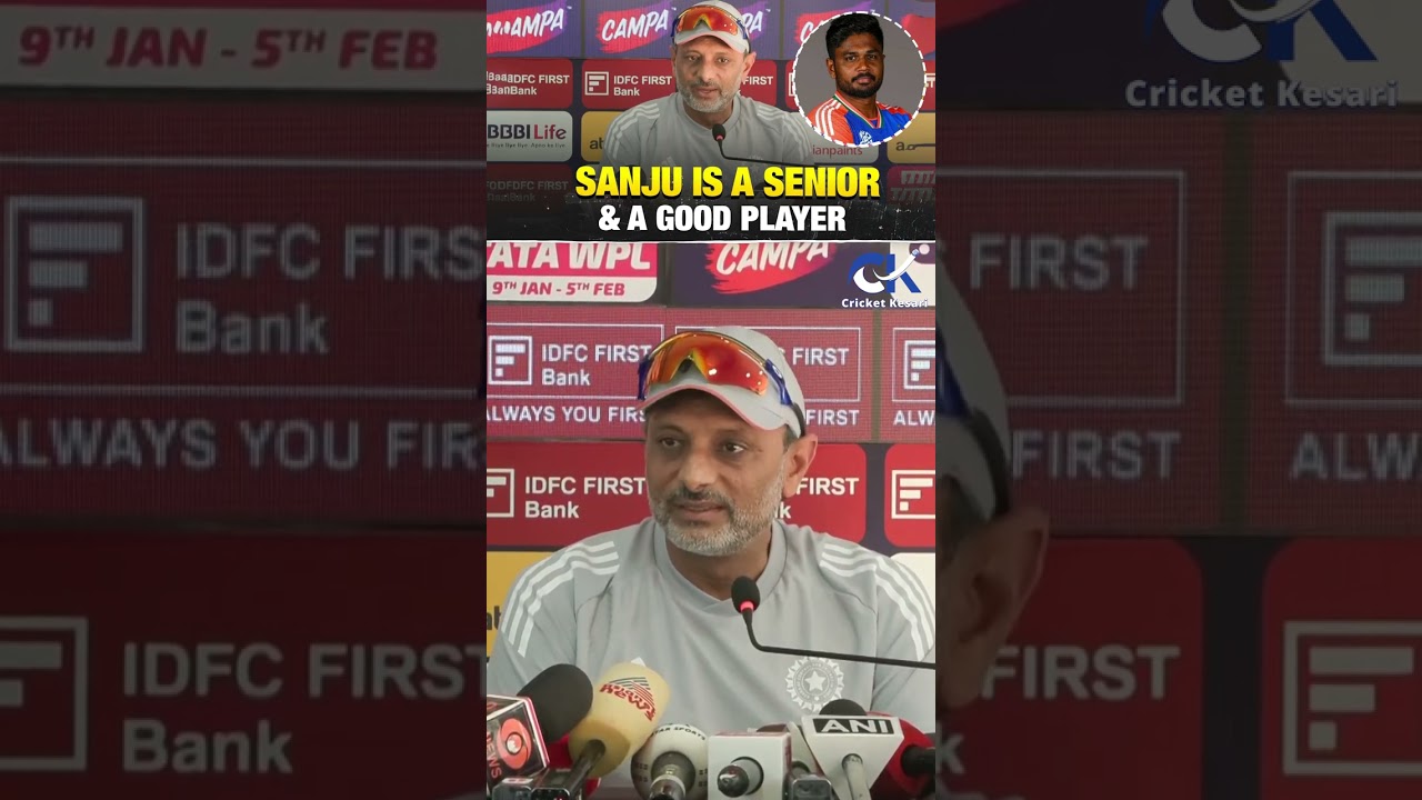 Indian Team Batting Coach Sitanshu Kotak in support of Sanju Samson