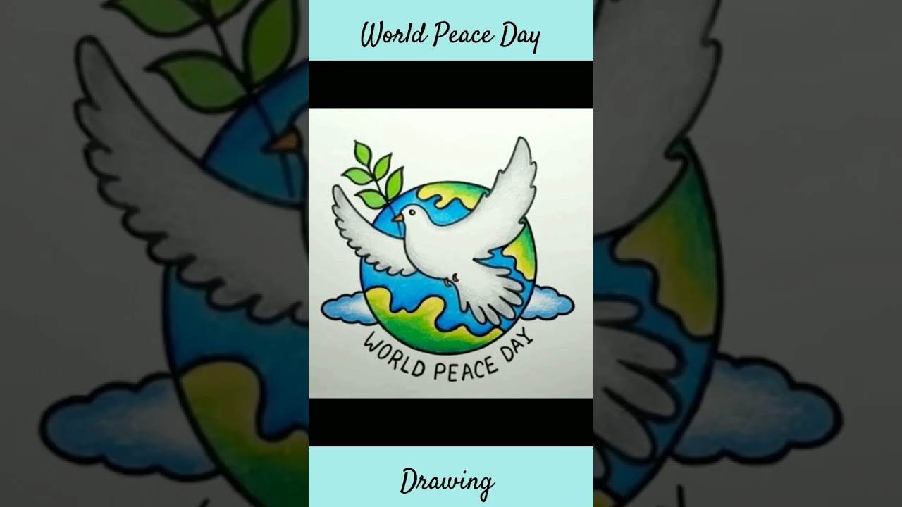 world peace day drawing 
