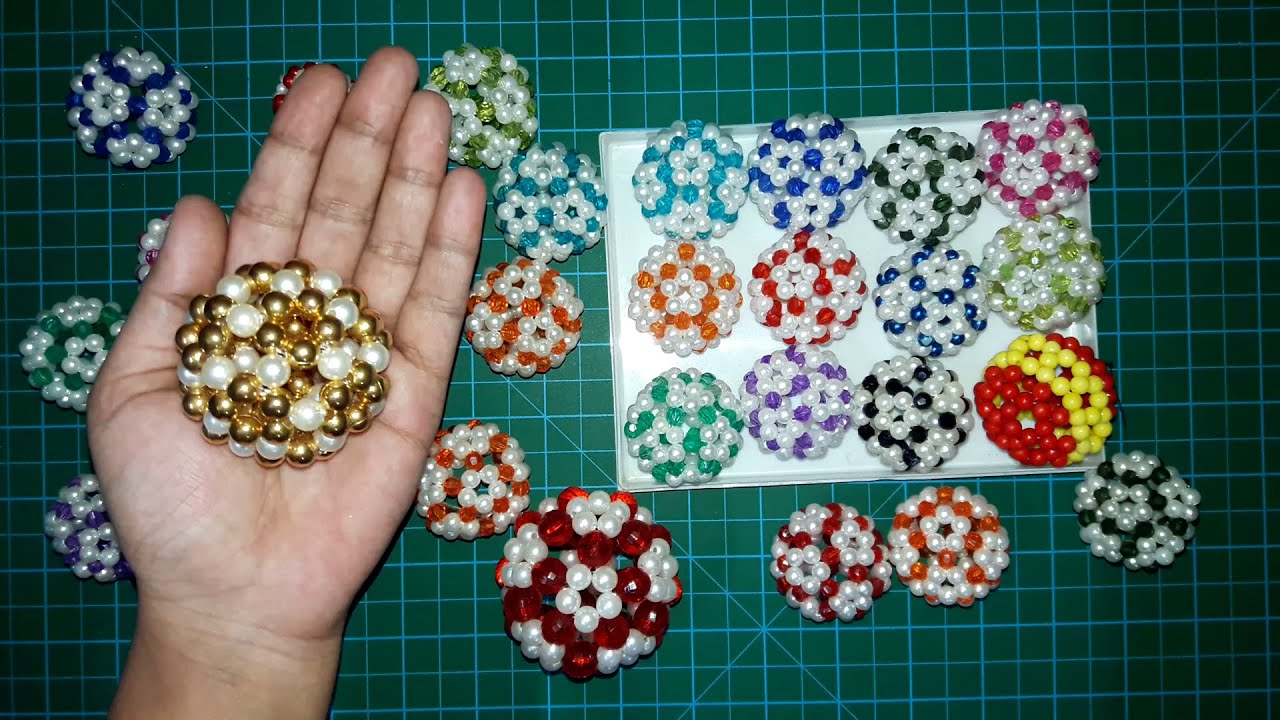 How to Make Beaded Christmas Balls SIMPLE And EASY | Beaded Ball Tutorial | Native Beadwork