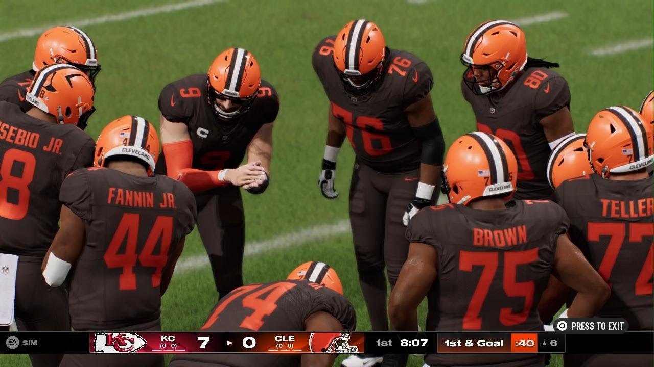 2027: Week 1 - Chiefs vs. Browns 1st Half