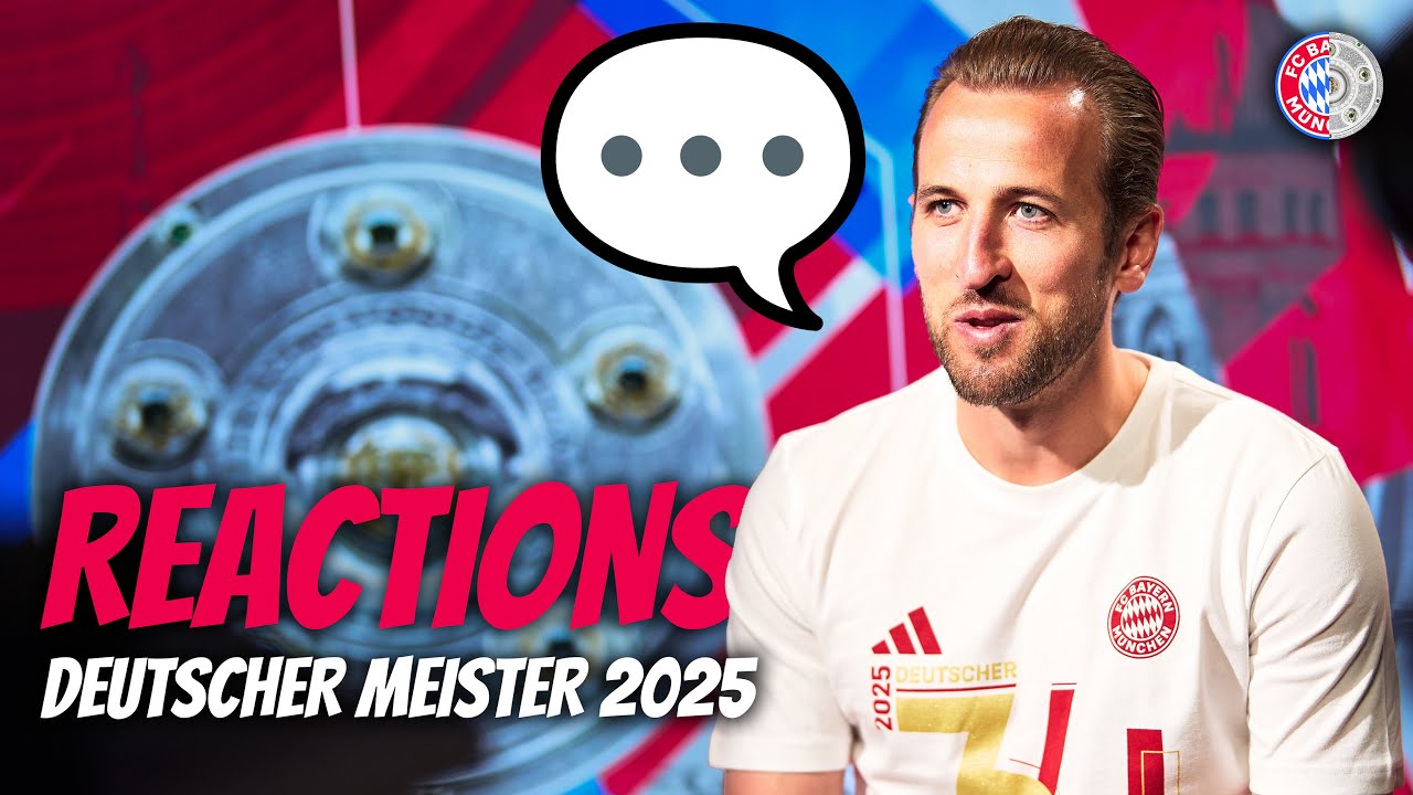 Neuer, Laimer & Kane - Their reactions to Bayern’s Bundesliga title 2025