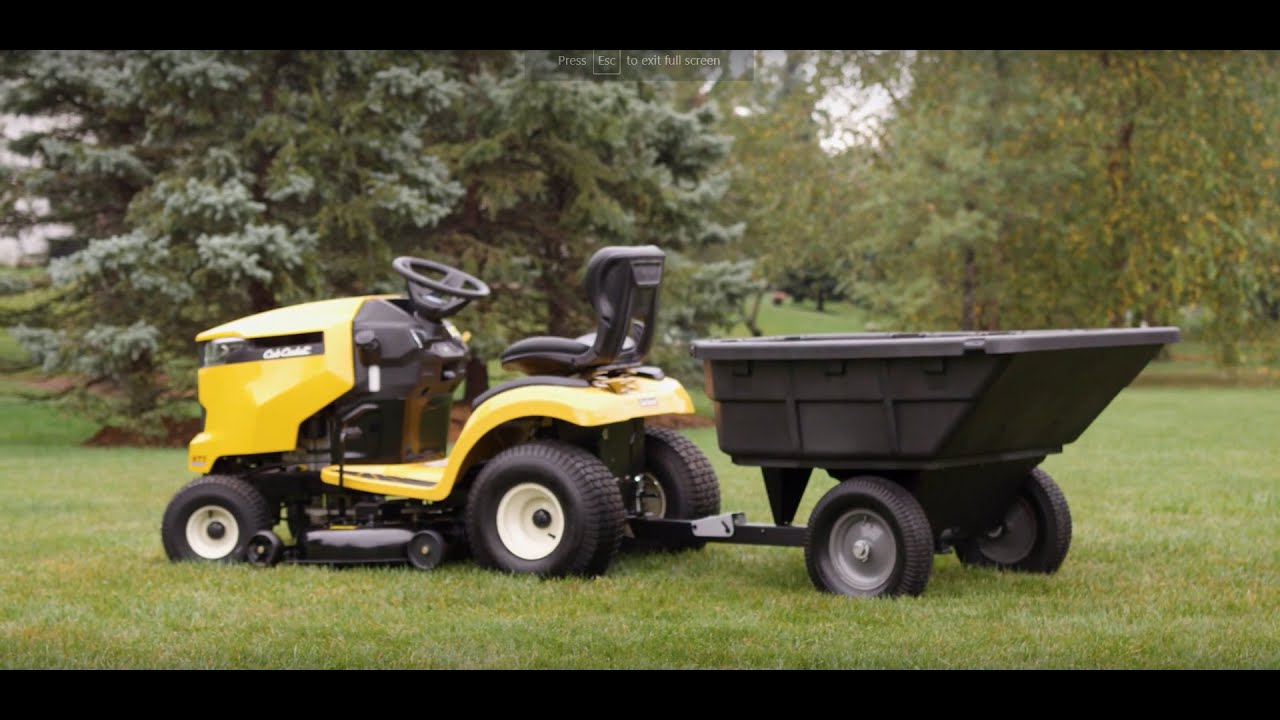 15 CF Poly Swivel Dump Cart 1000 lb. Capacity