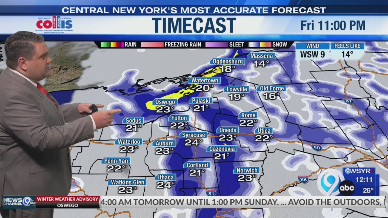 Storm Team Forecast: 12PM Friday 2-6-26