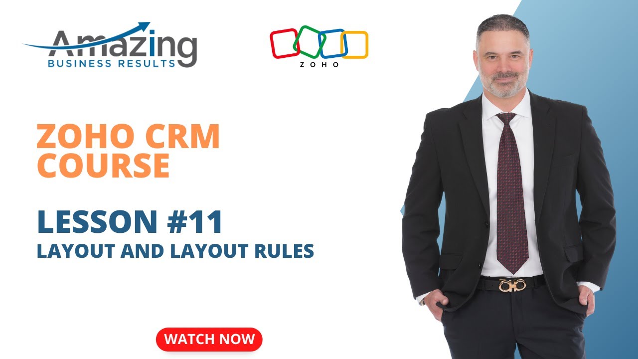 Урок 11 курса Zoho CRM — Макет и правила макета