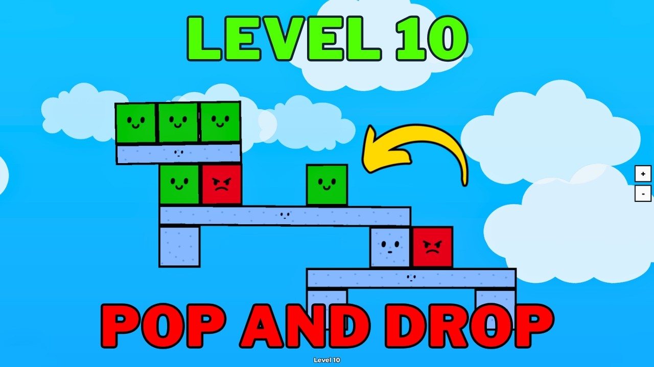 How To Complete Roblox Pop and Drop Level 10 | Pop and Drop Guide