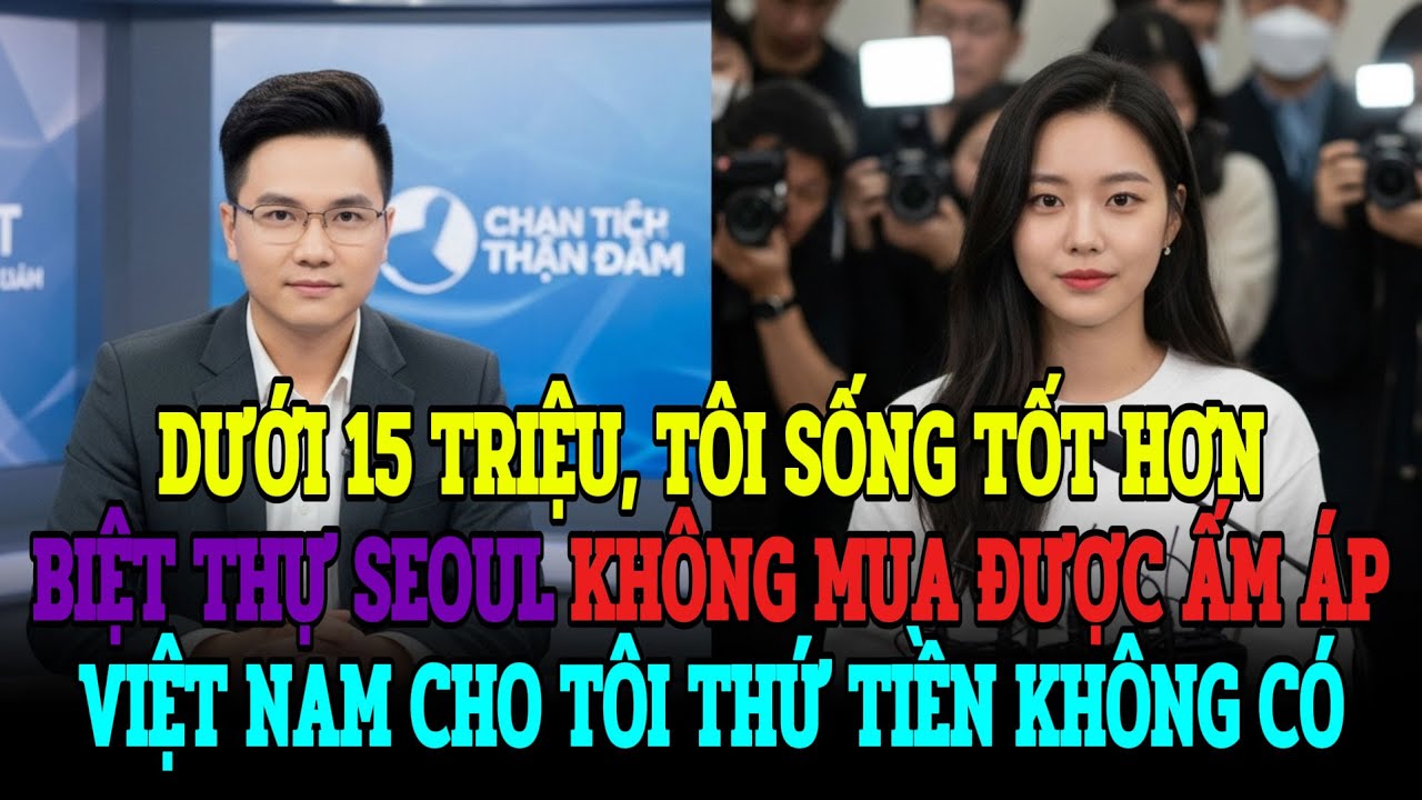 【Phản ứng quốc tế】TIỂU THƯ TÀI PHIỆT HÀN QUỐC BỎ SEOUL, CHỌN VIỆT NAM ĐỂ TÌM HẠNH PHÚC THẬT SỰ