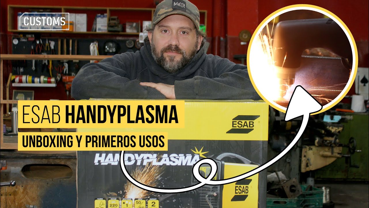 ESAB Handyplasma 35i unboxing y prueba | CUSTOMS