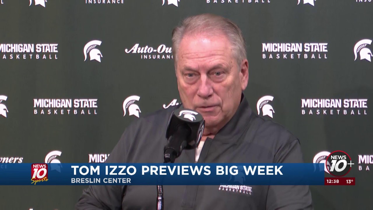 WATCH LIVE: Tom Izzo previews MSU’s trip to Rutgers