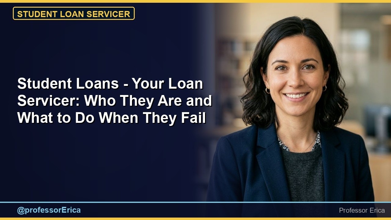 Student Loans - Your Loan Servicer: Who They Are and What to Do When They Fail