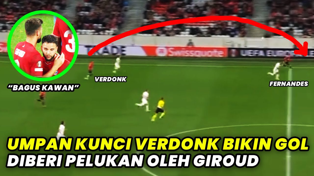 CALVIN VERDONK VS BRANN - Lille vs Brann - Liga Europa Tadi Malam