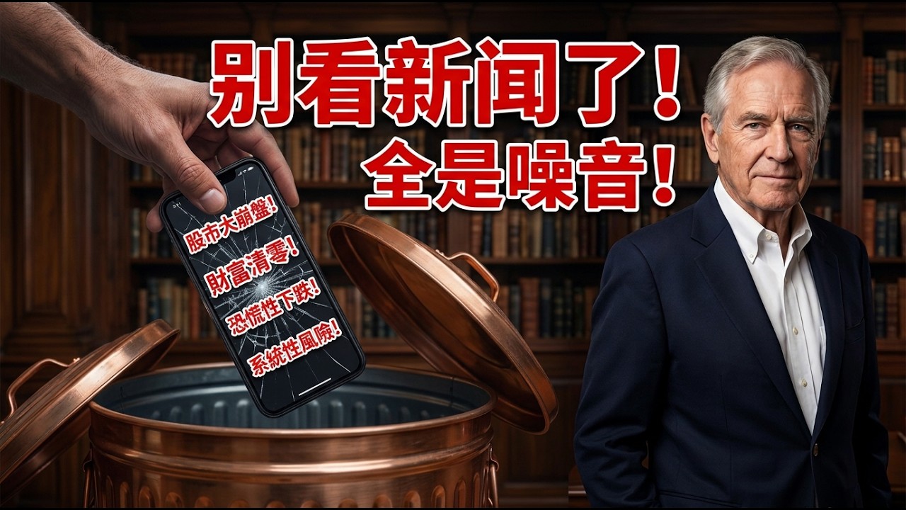 天天盯盘看新闻，为什么还是亏钱？华尔街50年老将：因为你一开始就玩错了游戏！