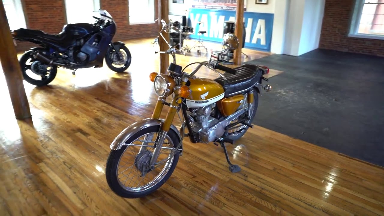 1970 Honda CB100 Candy Gold