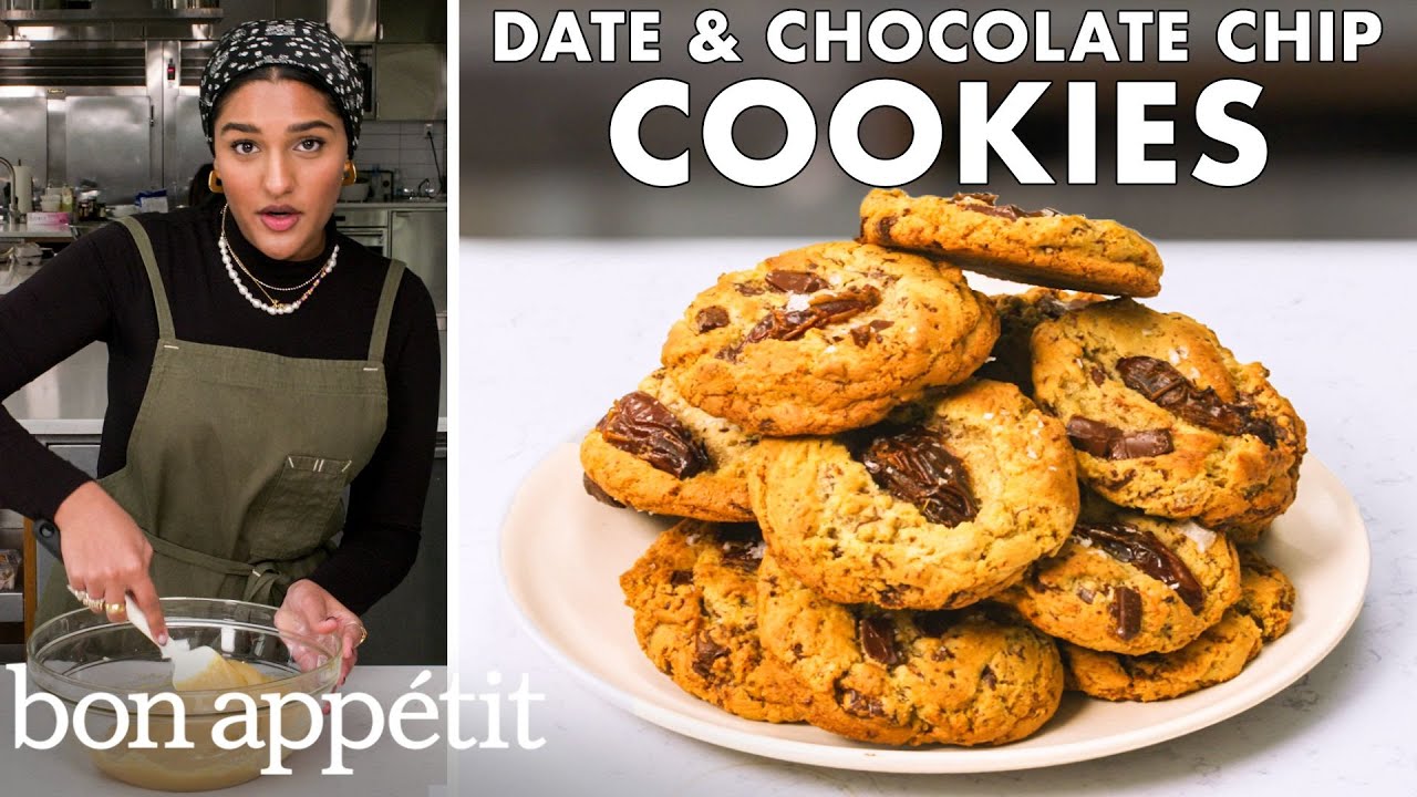 How To Make Dark Chocolate Chip Cookies With Dates | From The Test Kitchen | Bon Appétit
