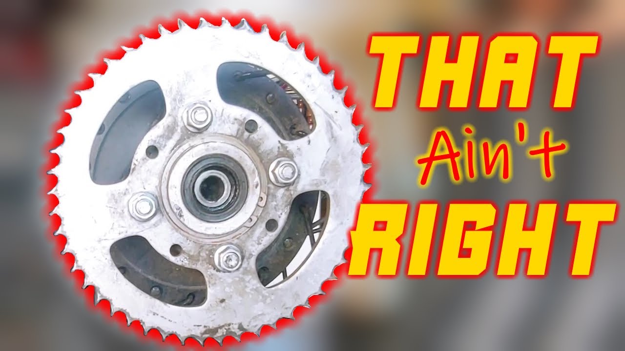 🔧Replacing the Chain and Sprockets on the Big Boy TSR 250🏍💨