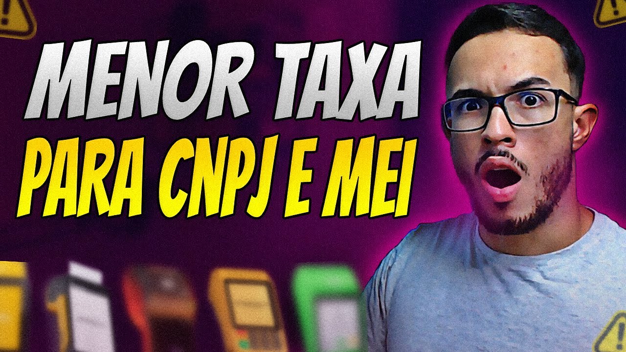 Melhor M&aacute;quina de Cart&atilde;o para MEI e CNPJ 2023 com MENOR TAXA [Comparativo Completo]