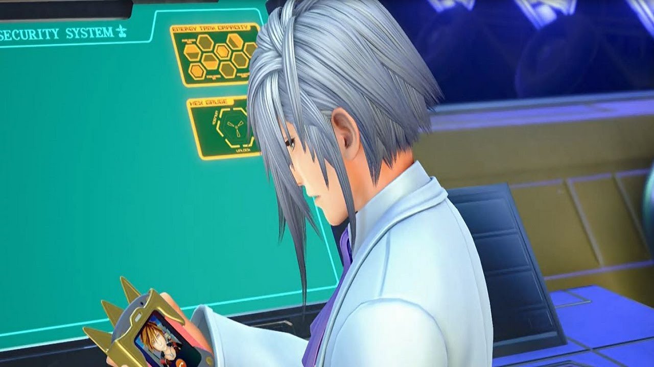 Kingdom Hearts 3 (PS4) Сцена Gummiphone + Zexion HD 720p 60 кадров в секунду