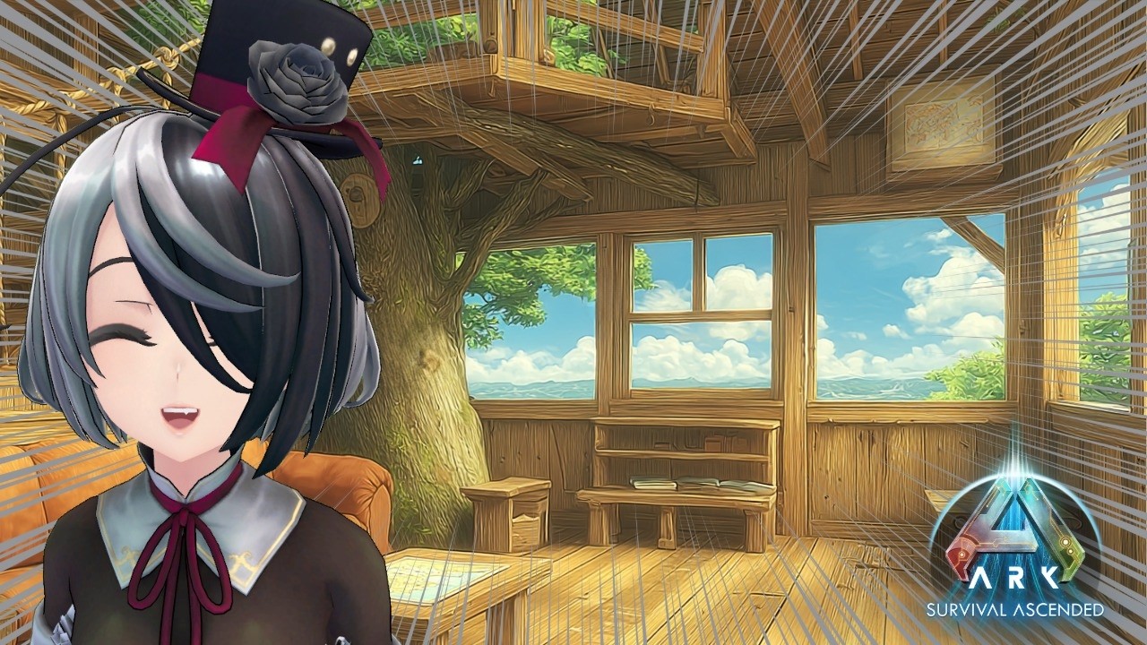【ARK/ASA】樹液と蜂蜜のために森の拠点を作りたい！#25【新人VTuber 田中ナナ(仮)】