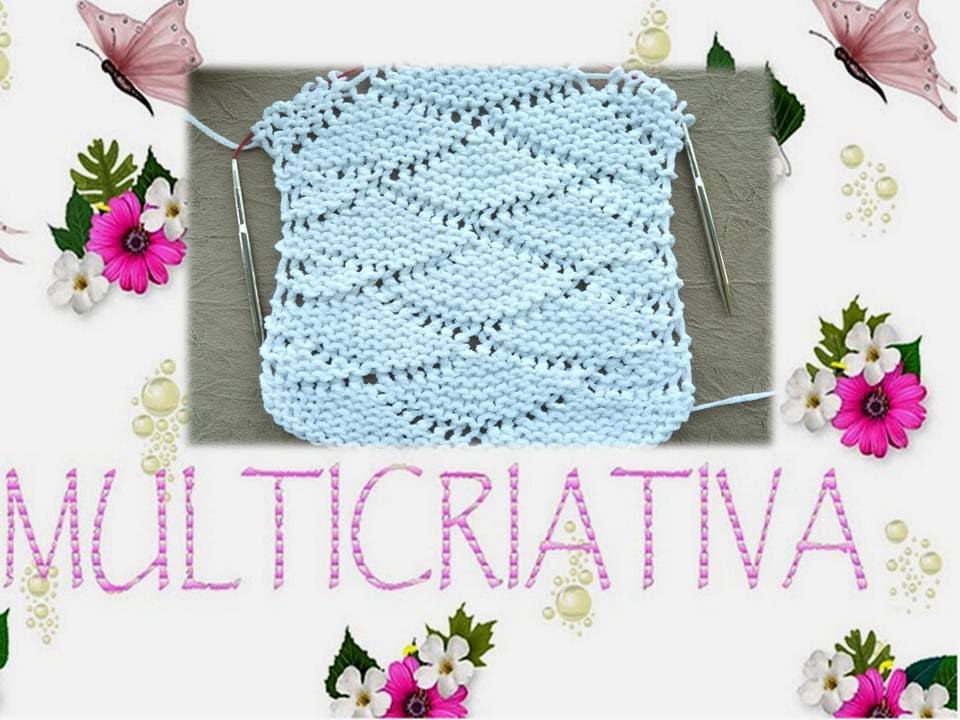 TRICÔ: PONTO LEQUES INVERTIDOS