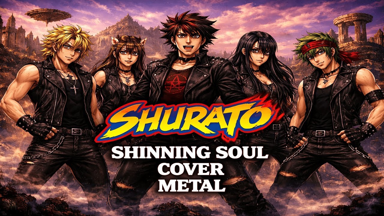 SHURATO – SHINNING SOUL BR Cover METAL 🔥 Nostalgia Pesada