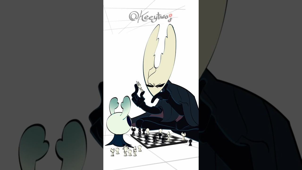 Duel of Khights #shorts #animation  #shortvideo #silly #memes #silksong #hollowknight #hornet #art