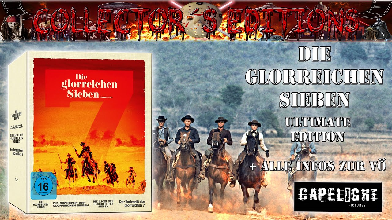 Unboxing - DIE GLORREICHEN SIEBEN - Ultimate Edition von Capelight Pictures