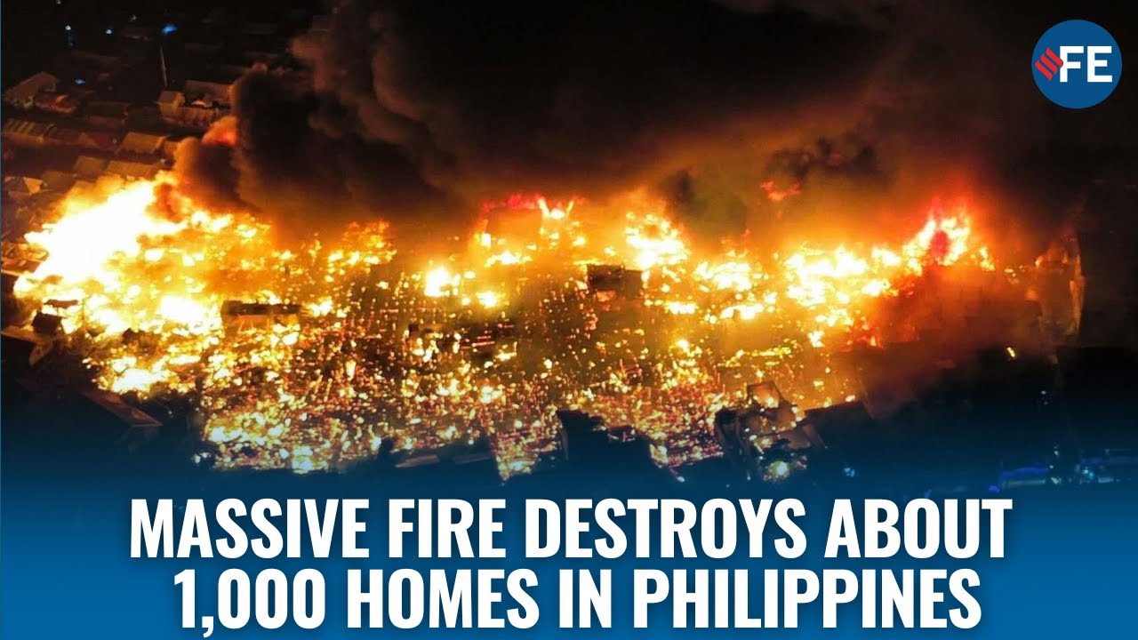 Philippines Fire: 5,000 Evacuated as Homes Turn to Ash