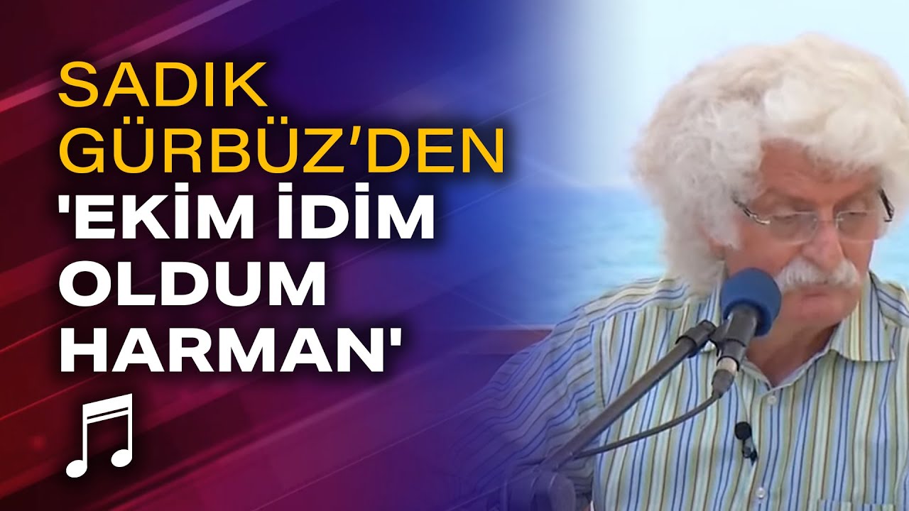 Sadık Gürbüz'den canlı performans 'Ekin İdim Oldum Harman'