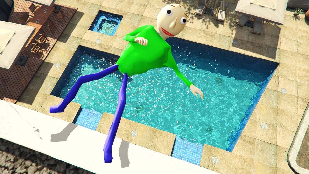 GTA 5 Ragdolls Baldi's Basics vol.1 (Euphoria physics)