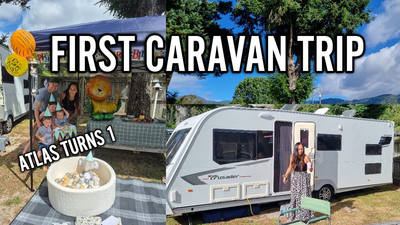 Our First Family Caravan Adventure: Atlas Turns 1 on the Road | Family Vlog