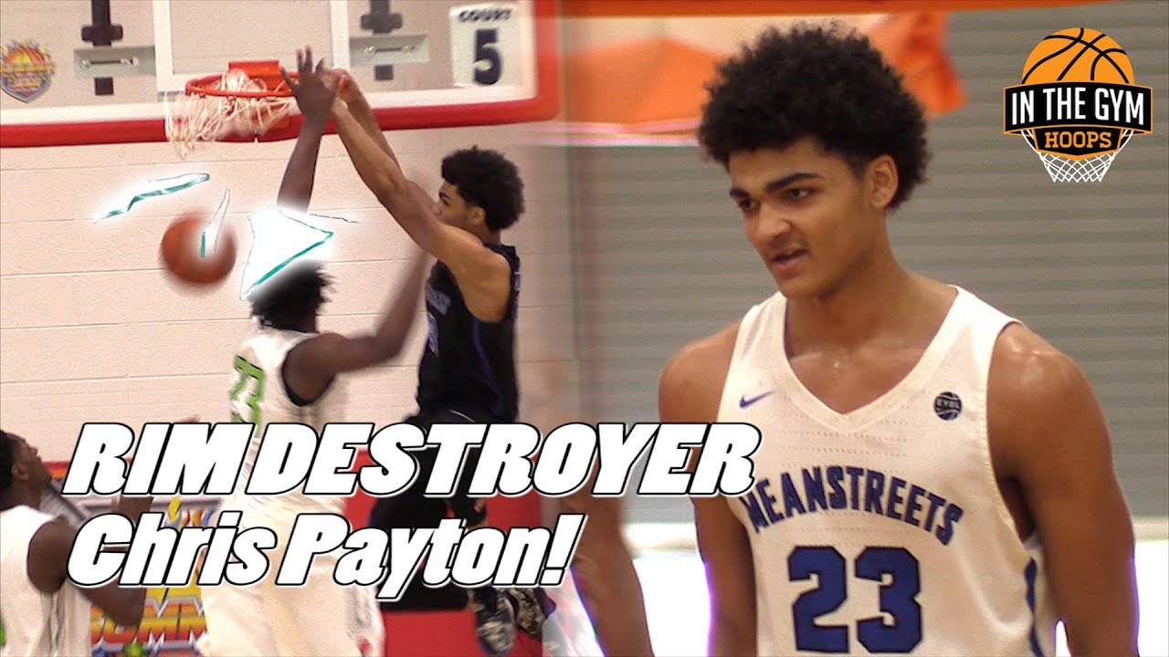 Hard-Hitting Chris Payton is a RIM DESTROYER AND PROTECTOR! Junior AAU Takeoff!