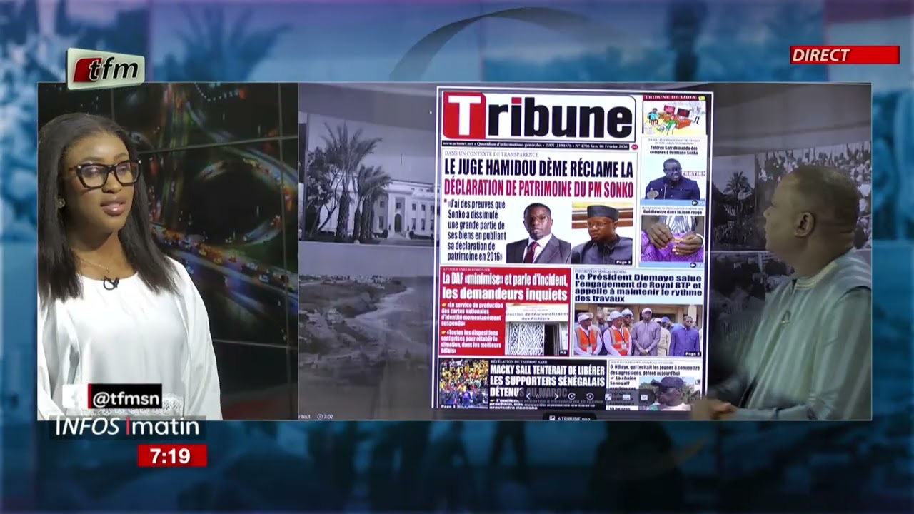 Yenekay yi ak Malick THIANDOUM - Infos matin du 06 février 2026