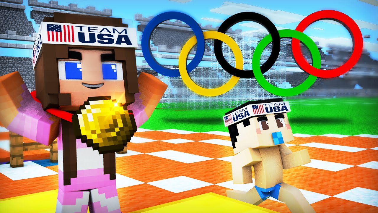 Minecraft - WHO'S YOUR MOMMY? - BABY OLYMPICS!