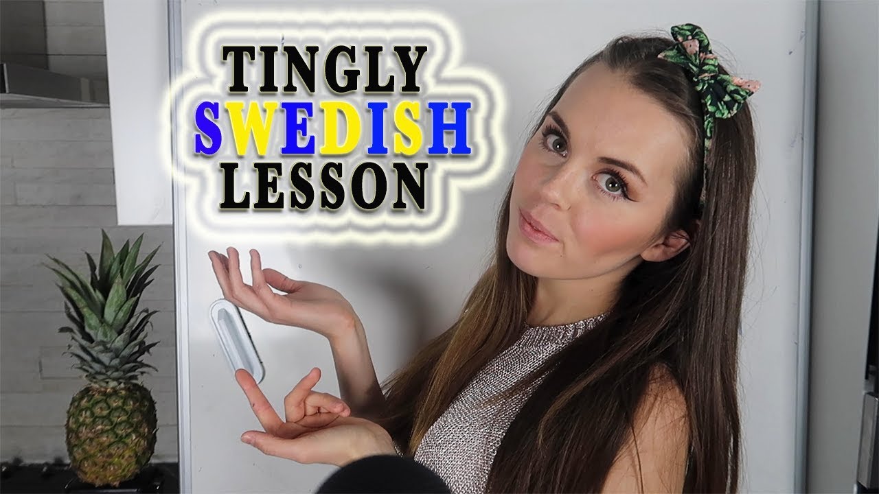 ASMR - TEACHING YOU SWEDISH | PART 2  😉🇸🇪