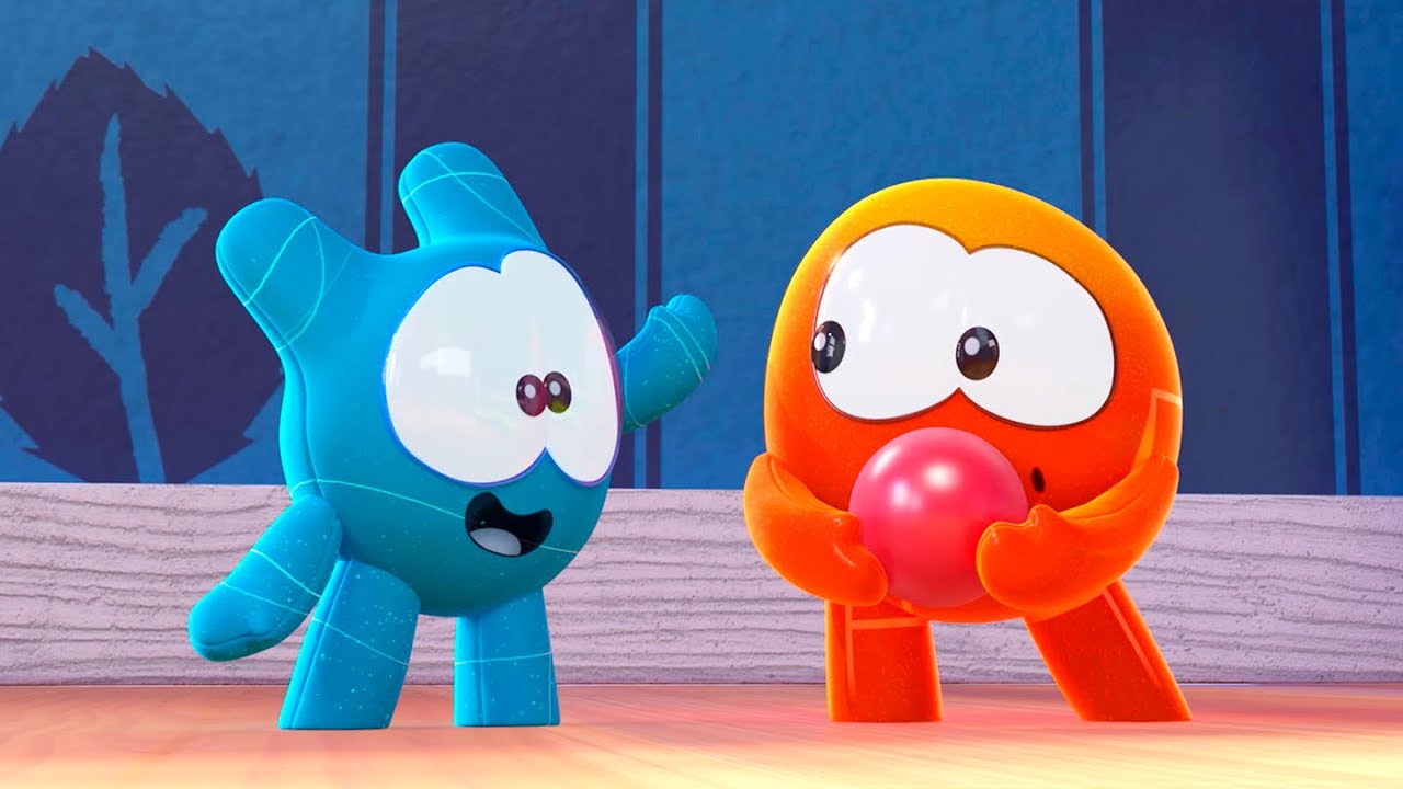 Playing with a Ball 🟢| BooMons colorful cartoons