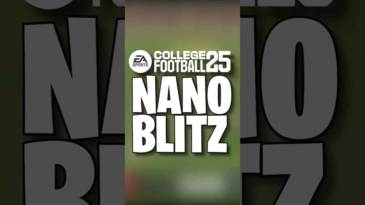 Unstoppable A-Gap Nano Blitz! | College Football 25 (INSANE)