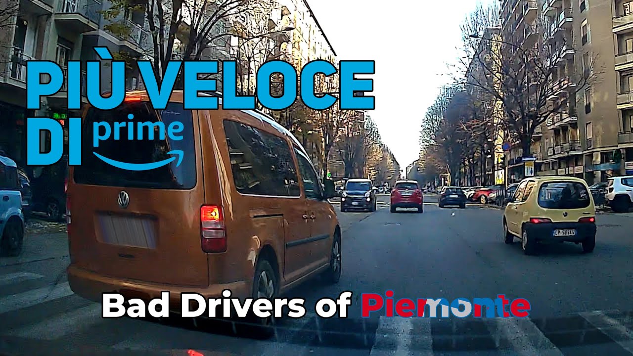 BAD DRIVERS OF PIEMONTE (ITALY) - dashcam compilation 04.2025