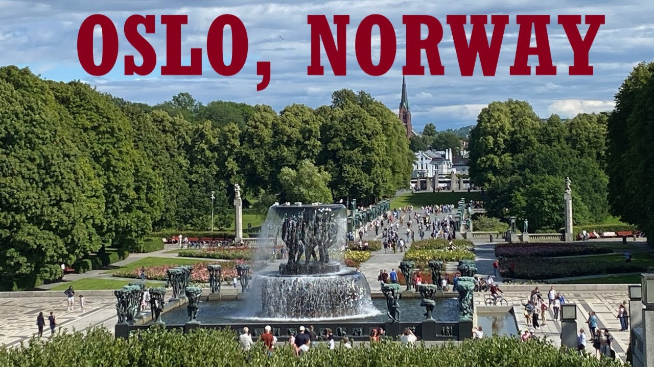Oslo, Norway 🌞 - Virtual Running Video 🏃‍♂️ with Ambient Sounds