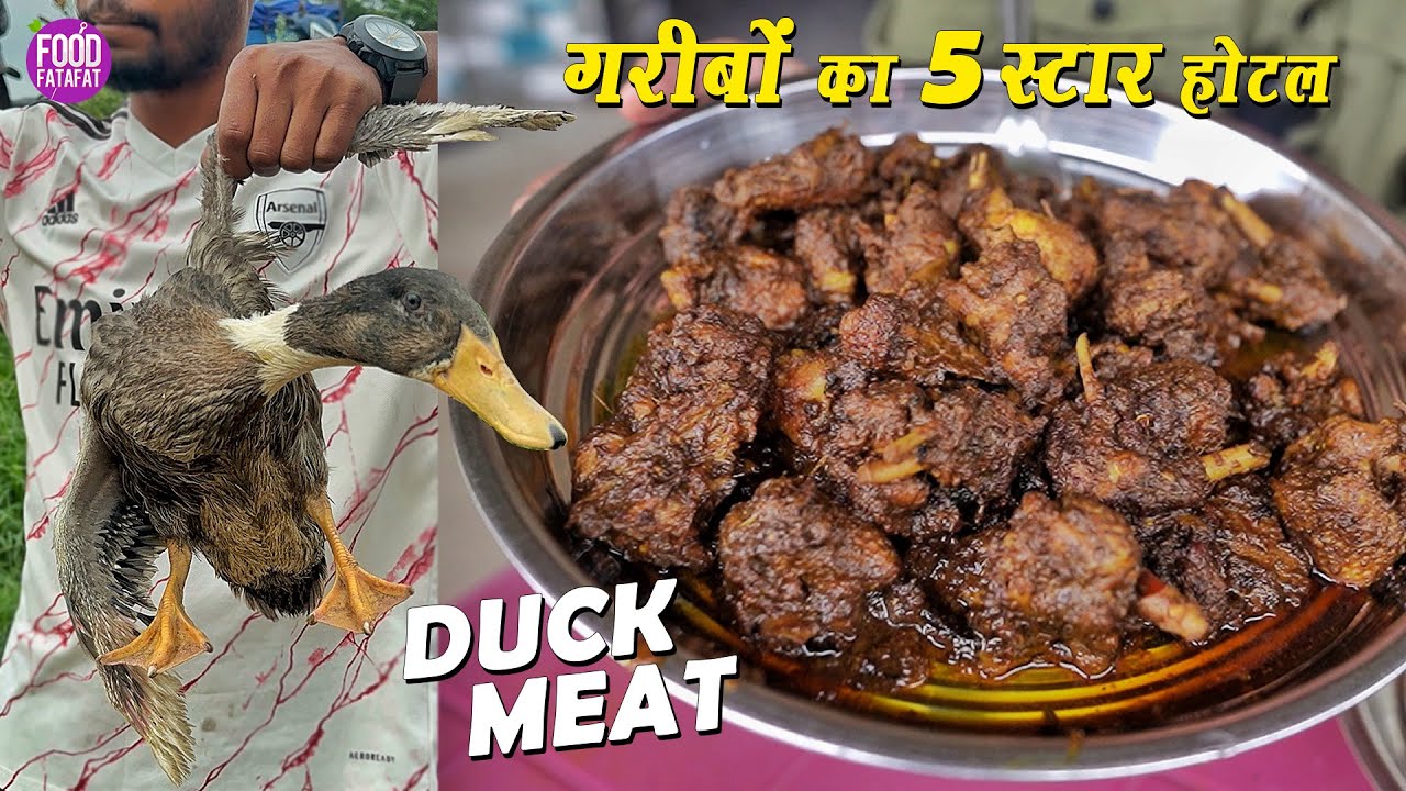 5 Star Jhopdi Wala Dhaba of Ranchi | Duck Meat in Desi Style Cooking | Street Food Ranchi India