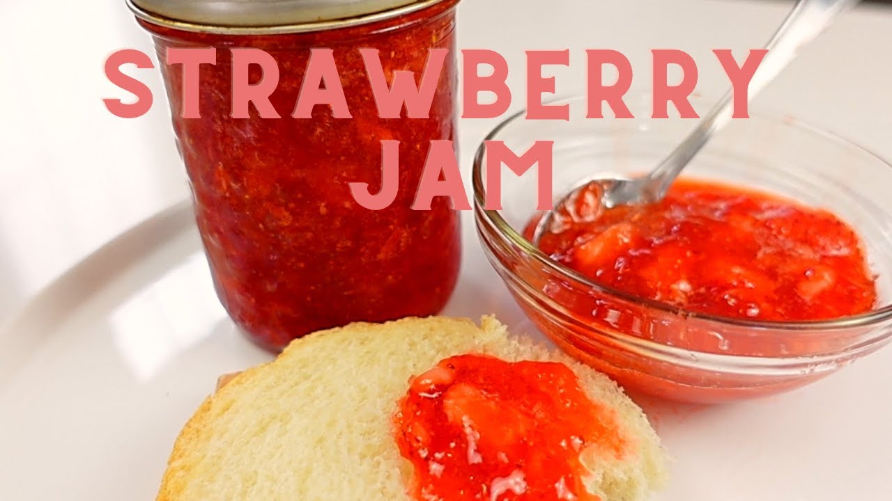 STRAWBERRY JAM Made From FROZEN BERRIES
