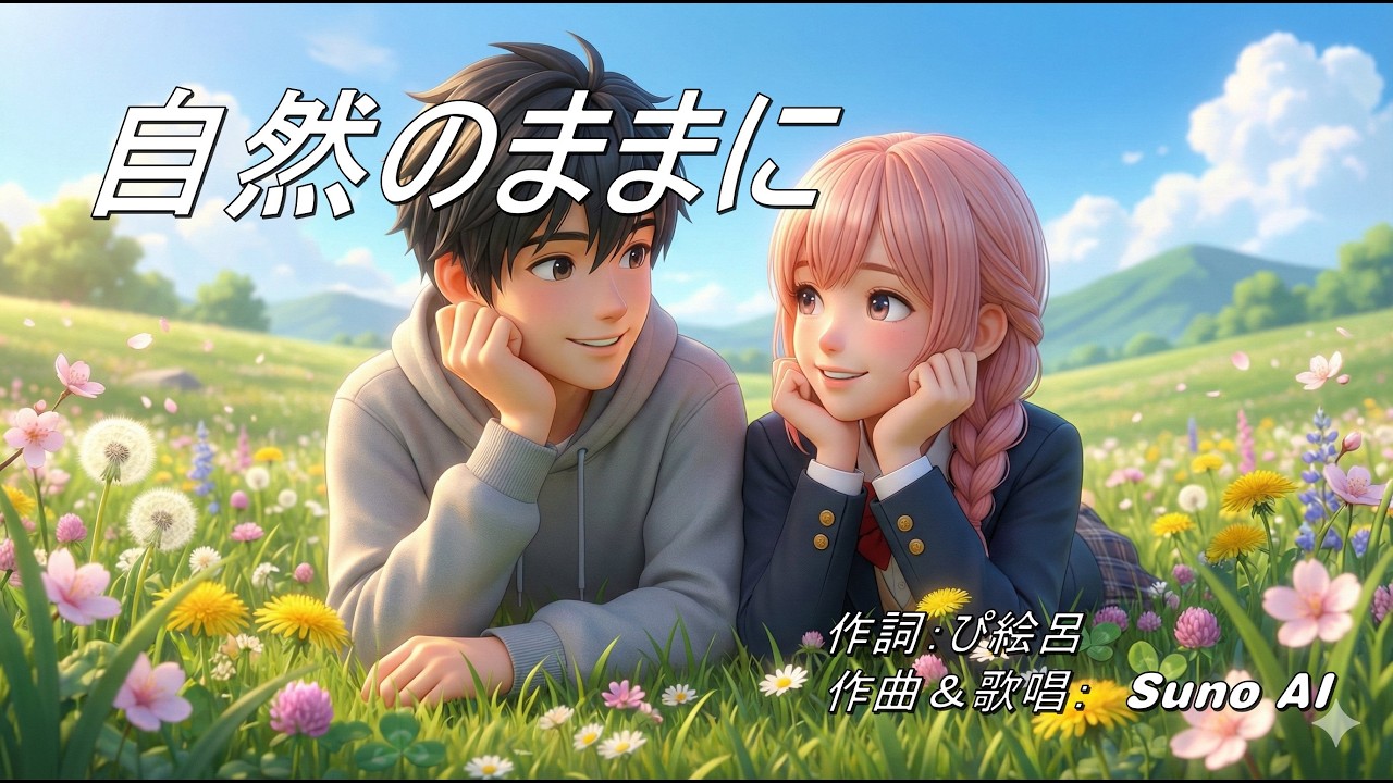 自然のままに　　(AI歌唱)情緒に溢れたオリジナル歌詞にAIが曲をつけ、心を込めて歌っています。