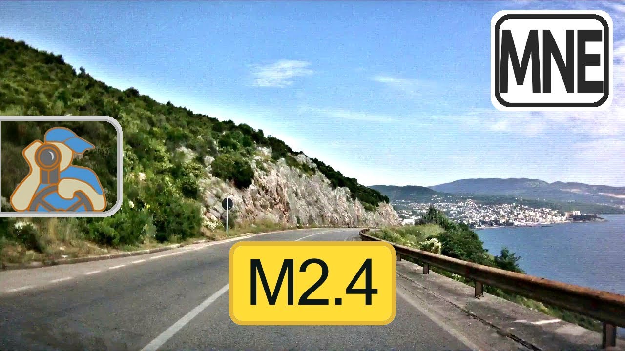 Crna Gora. M2.4. [ Bar - Dobra Voda - Utjeha-Bušat ]