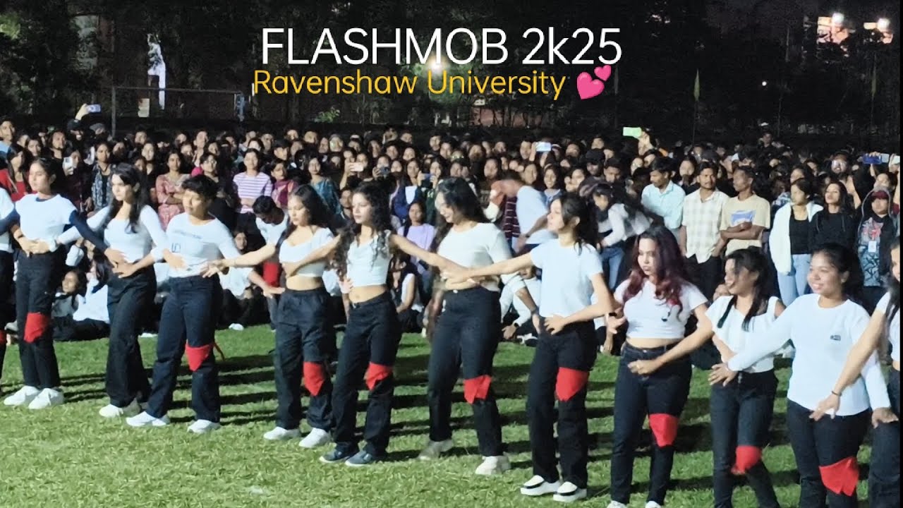 .Flash Mob 2K25 Part 1 🔥|Ravenshaw University ❣️| #dance#odisha#danceravenshawuniversity#collage