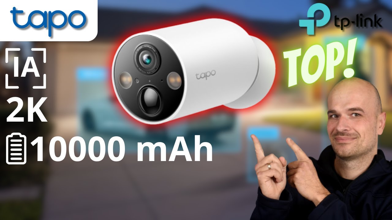 Cette CAMERA a une IA et une AUTONOMIE remarquable (TP-Link Tapo C425)