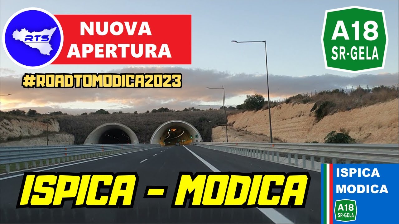 🎉 Autostrada A18 Siracusa-Gela | NUOVO TRATTO ISPICA-POZZALLO-MODICA [VIDEO INAUGURALE]