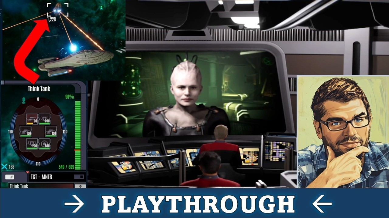 Entering the Dark Frontier & Engaging The Think Tank in Star Trek Voyager: Across The Unknown