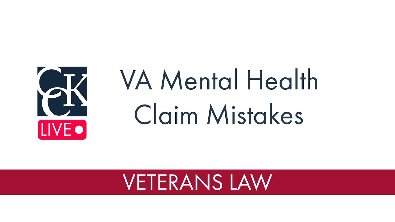 Top 5 VA Mental Health Claim Mistakes