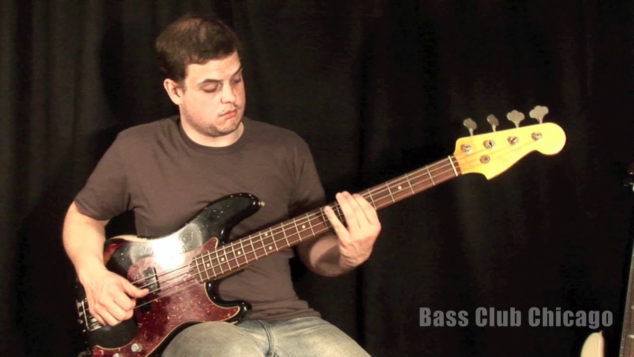Bass Club Chicago Demos - Fender Masterbuilt 59 P bass by Todd Krause