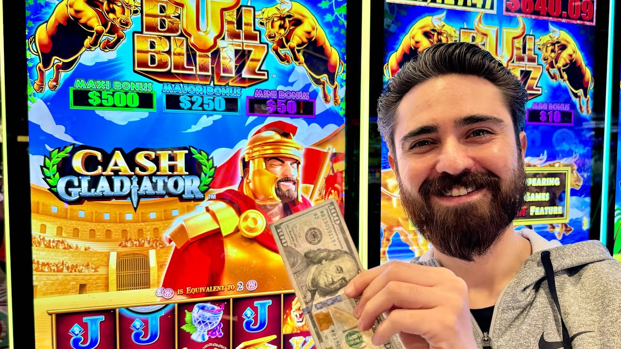 I Found The NEW Bull Blitz Cash Gladiator Slot!