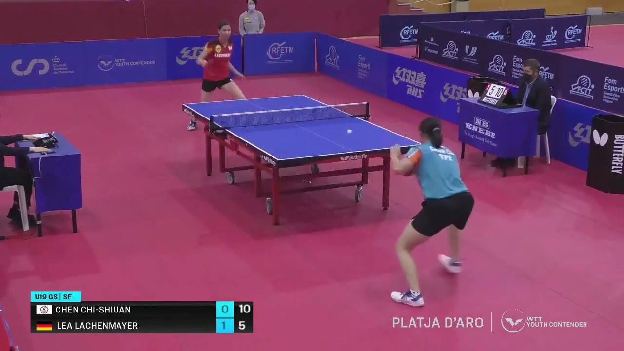 Lea Lachenmayer (GER) vs Chen Chi-Shiuan (TPE) | U19 SF | 2022 WTT Youth Contender Platja d'Aro