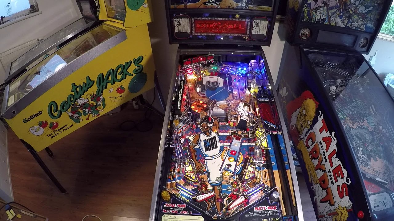 #38 Flipper Shaq Attaq Gameplay, Pinball Automat, Gottlieb, Basketball